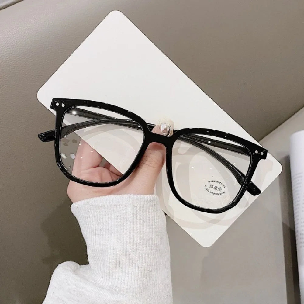 Anti Radiation Glasses for Men and Women Simple Square Anti-blue Transition Eyeglasses